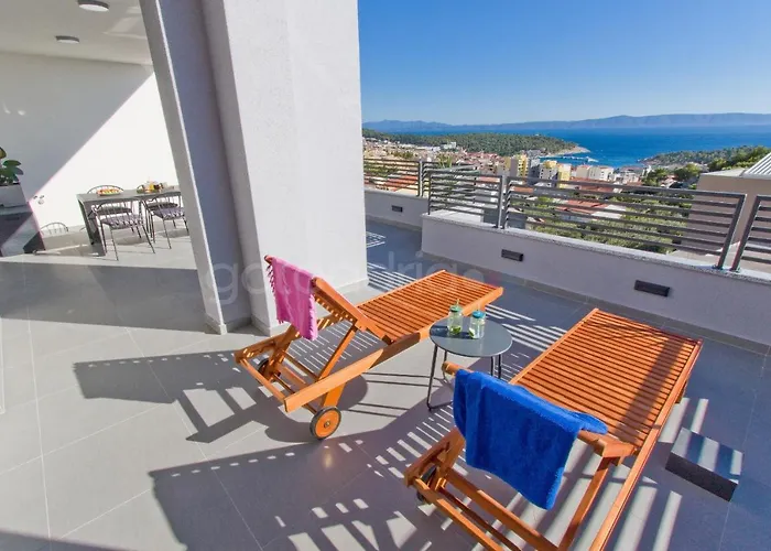 Апартаменты Penthouse With Panoramic View Ally Макарска